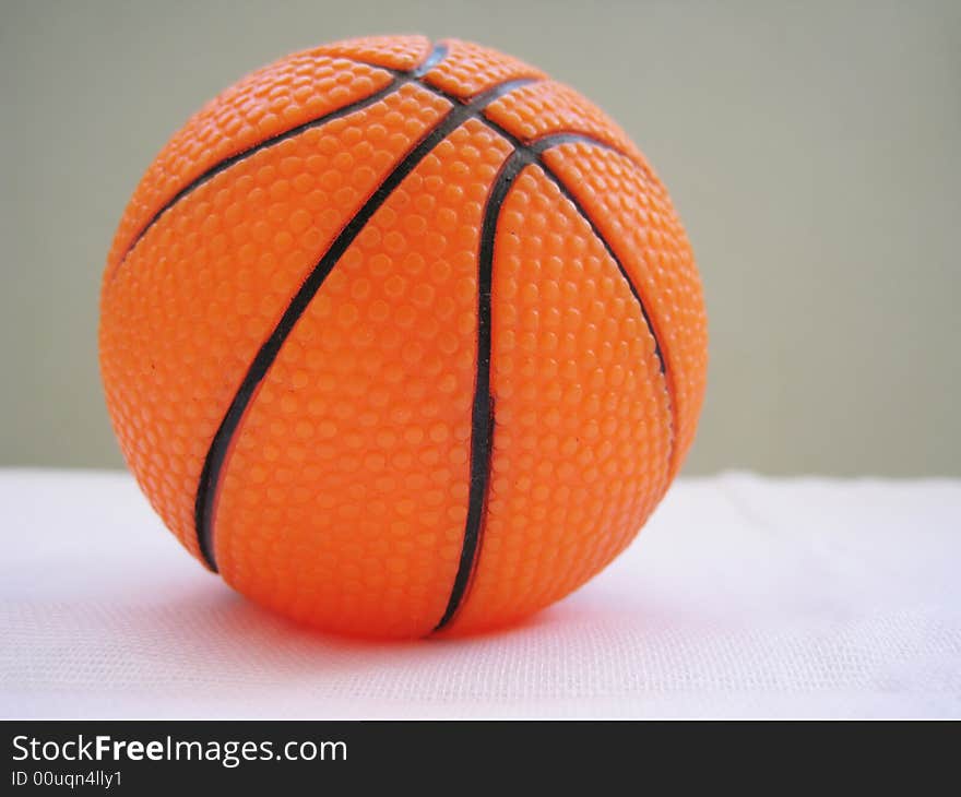 A close-up for a basket ball, toy