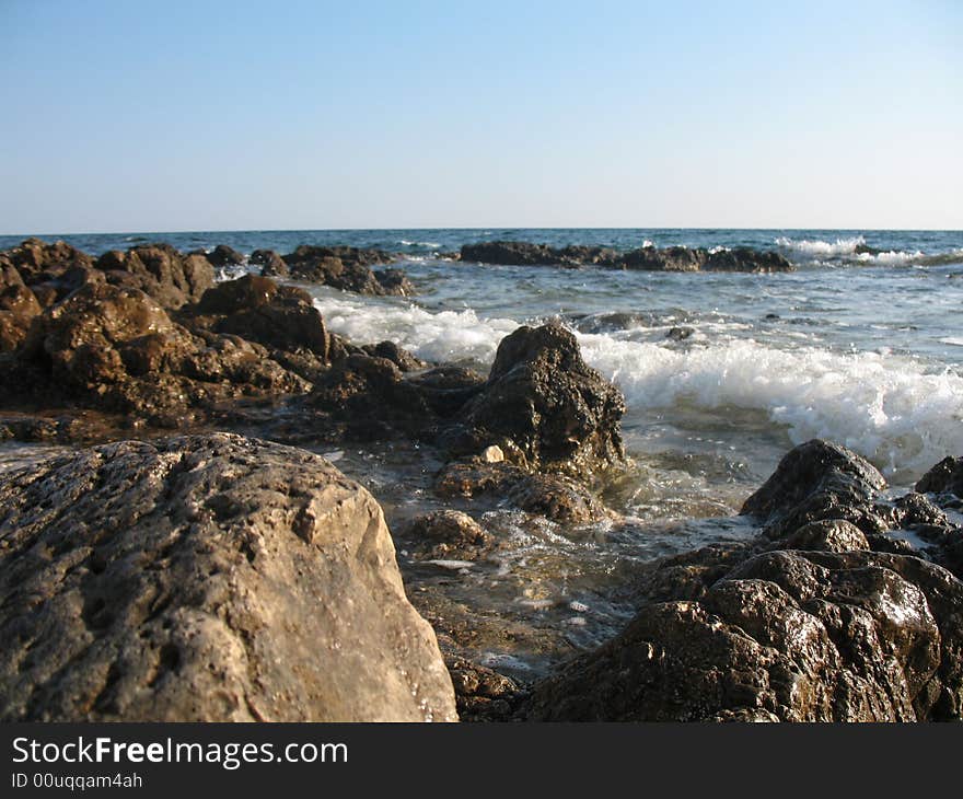 Water and rocks