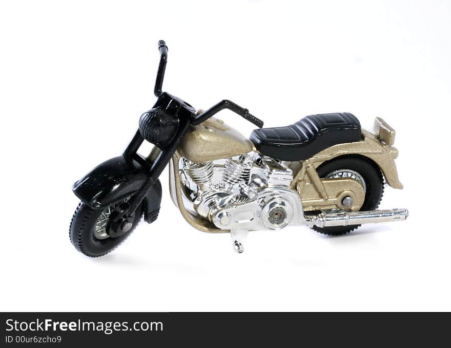 Seventies style iconic American low motor bike. Seventies style iconic American low motor bike