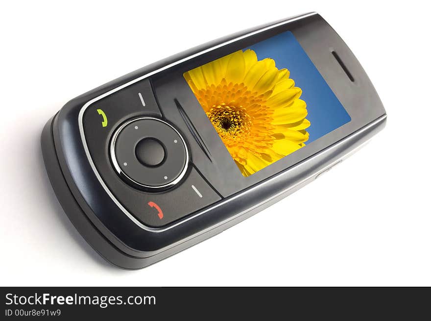 Modern Mobile Phone Isolated