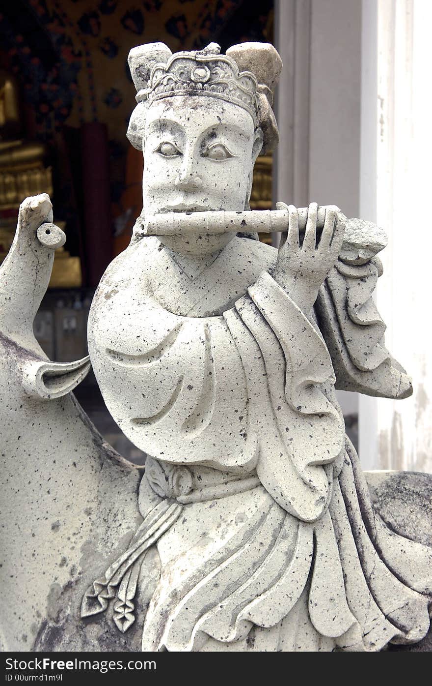 Thailand, bangkok: Arun temple s statue