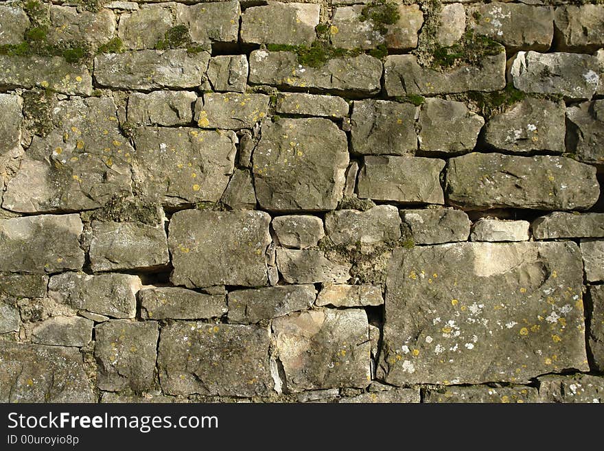 Traditional stone wall in Istria Croatia