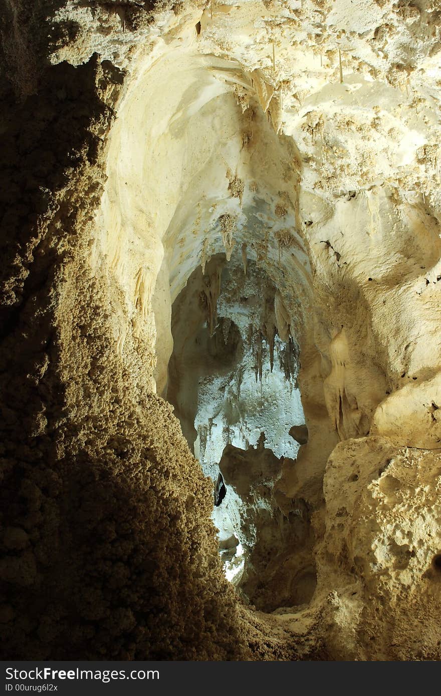 Cave scene along the Big Room Tour - Carlsbad Caverns National Park