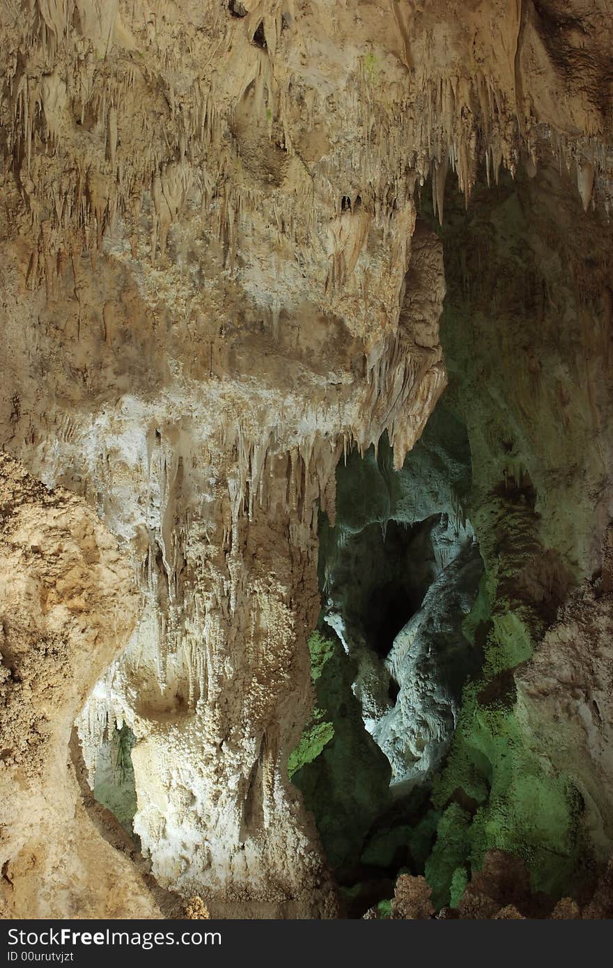 Cave scene along the Big Room Tour - Carlsbad Caverns National Park