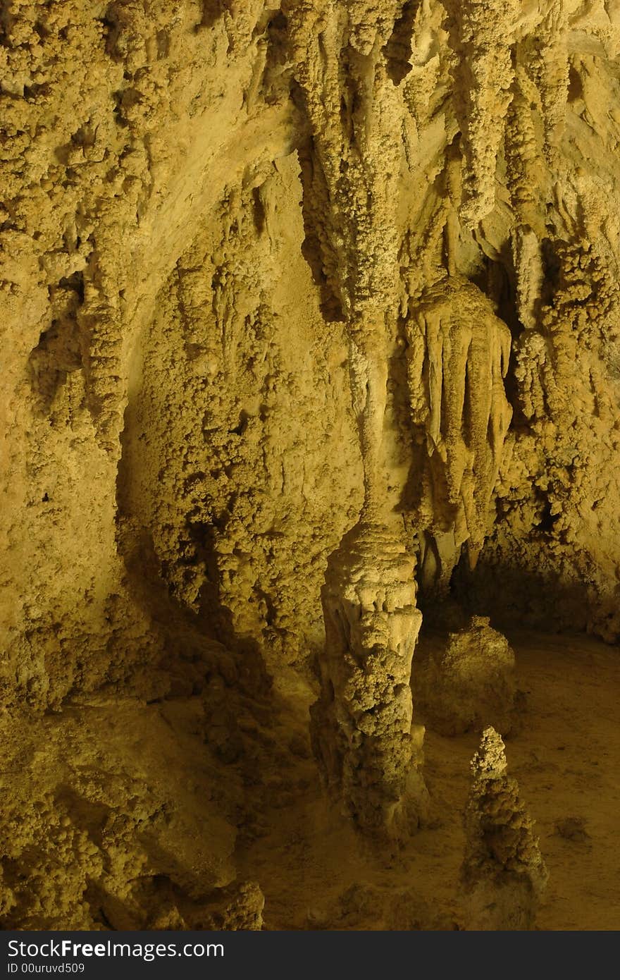 Cave scene along the Big Room Tour - Carlsbad Caverns National Park