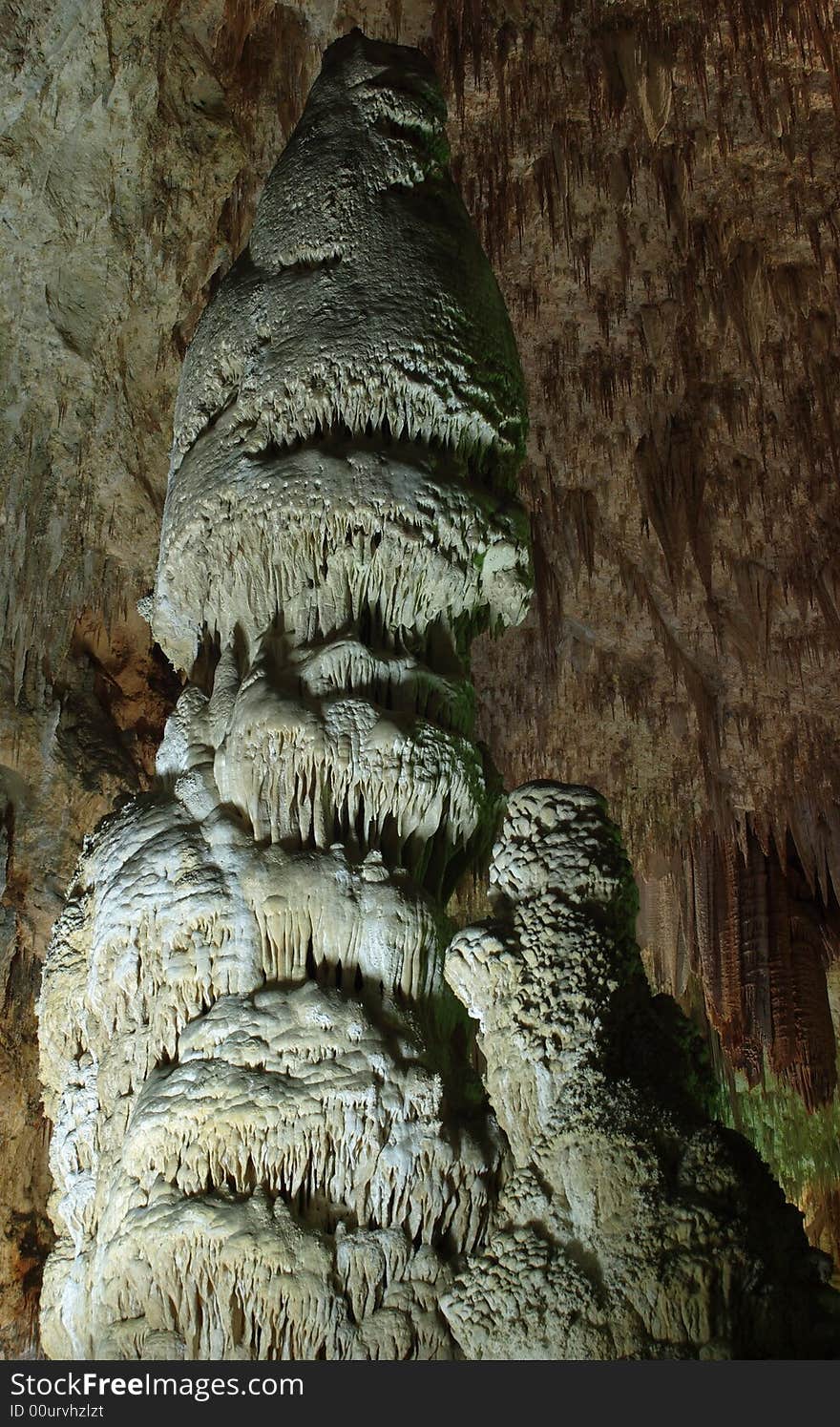 Cave scene along the Big Room Tour - Carlsbad Caverns National Park