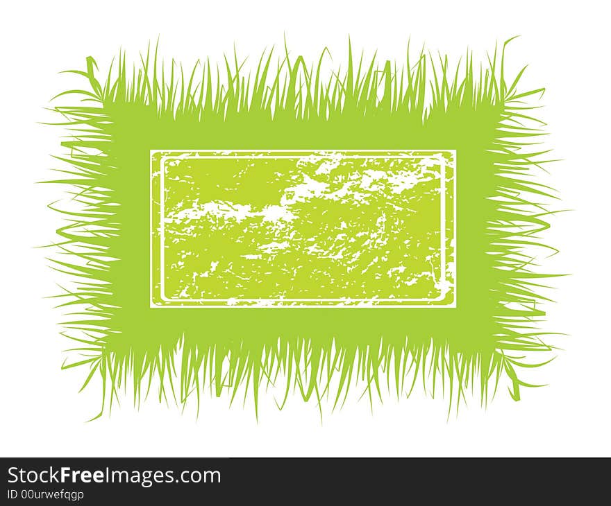 Vector foliage background, with green grass. Spring colors. Vector foliage background, with green grass. Spring colors.