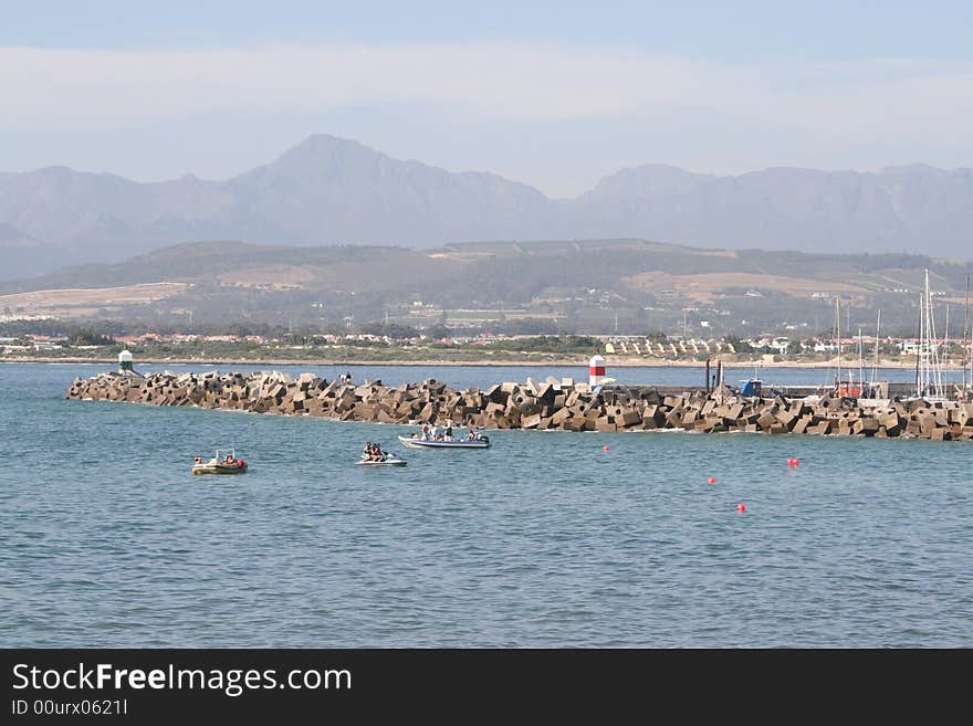 Harbour wall