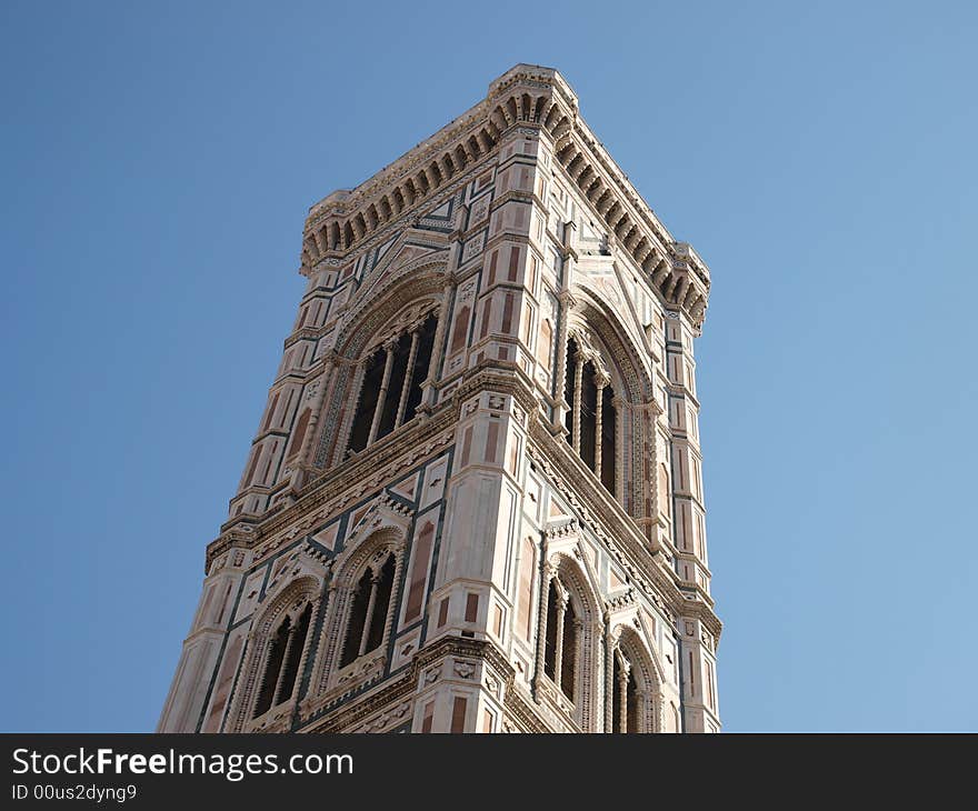 Tower of Duomo in Florence - Italy. Tower of Duomo in Florence - Italy