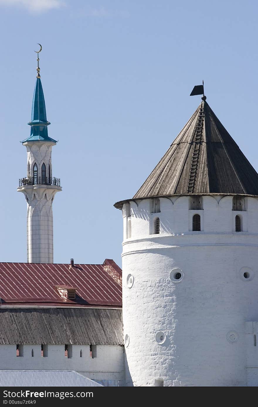 Qolsharif Mosque Kazan / Kremlin / Tatrstan symbol. Qolsharif Mosque Kazan / Kremlin / Tatrstan symbol