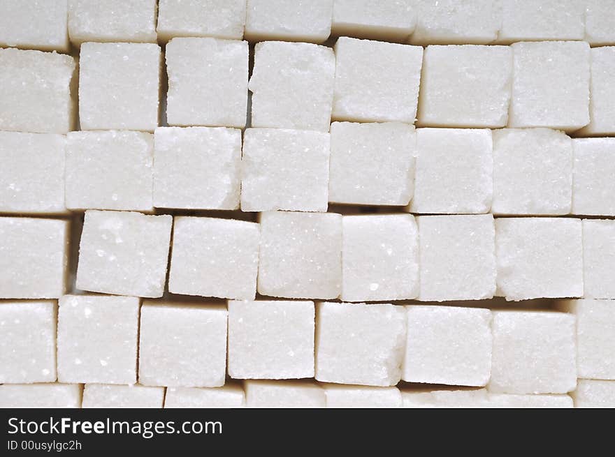 White sugar cubes background with studio light 2. White sugar cubes background with studio light 2