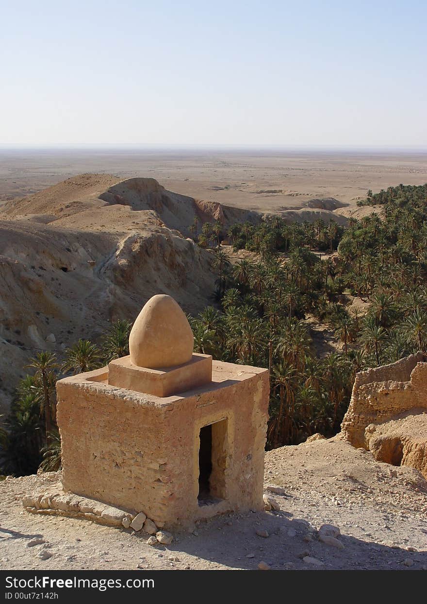 Old building on rock