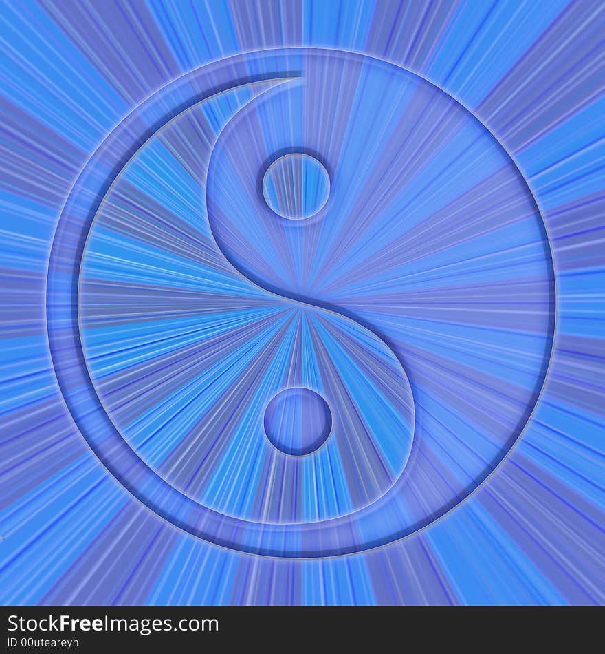 Ying and yang as a symbol of infinity