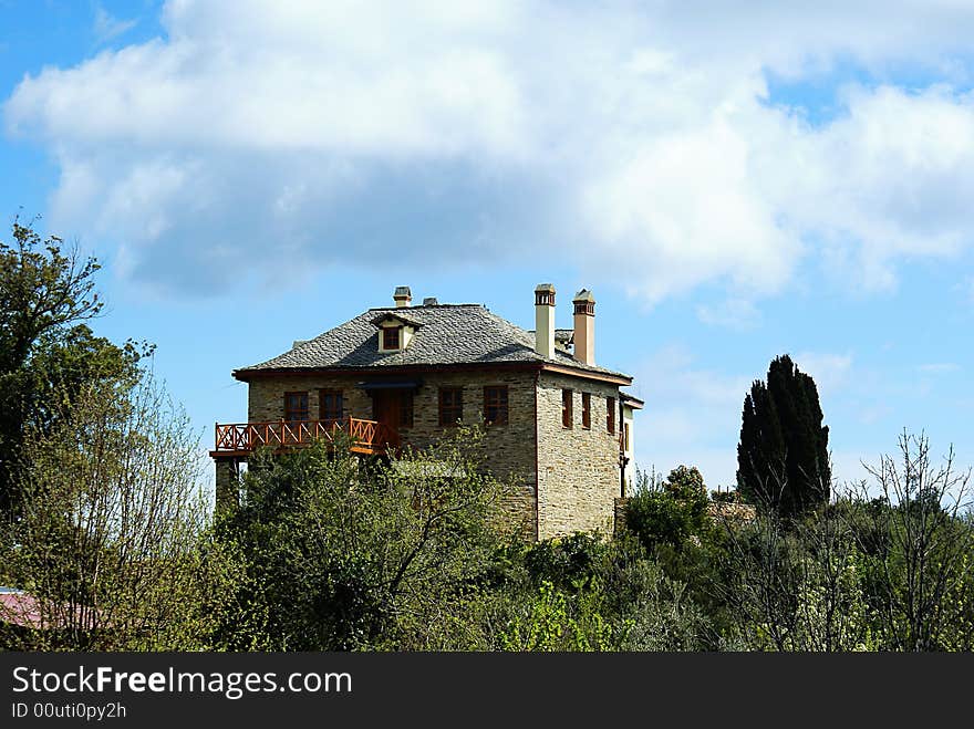 A photo of Monastery St. Andrea, Mount Athos, Greece