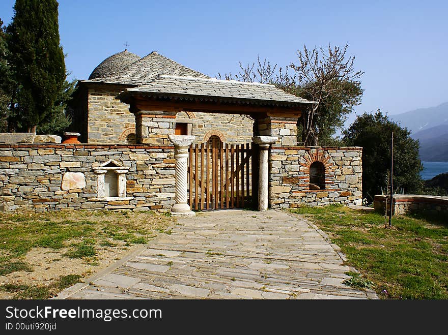 A photo of Monastery St. Andrea, Mount Athos, Greece