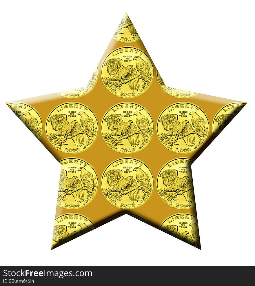 Golden star