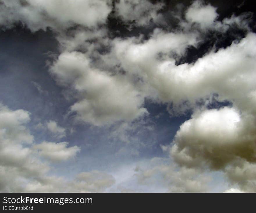 Sky above Bosnia