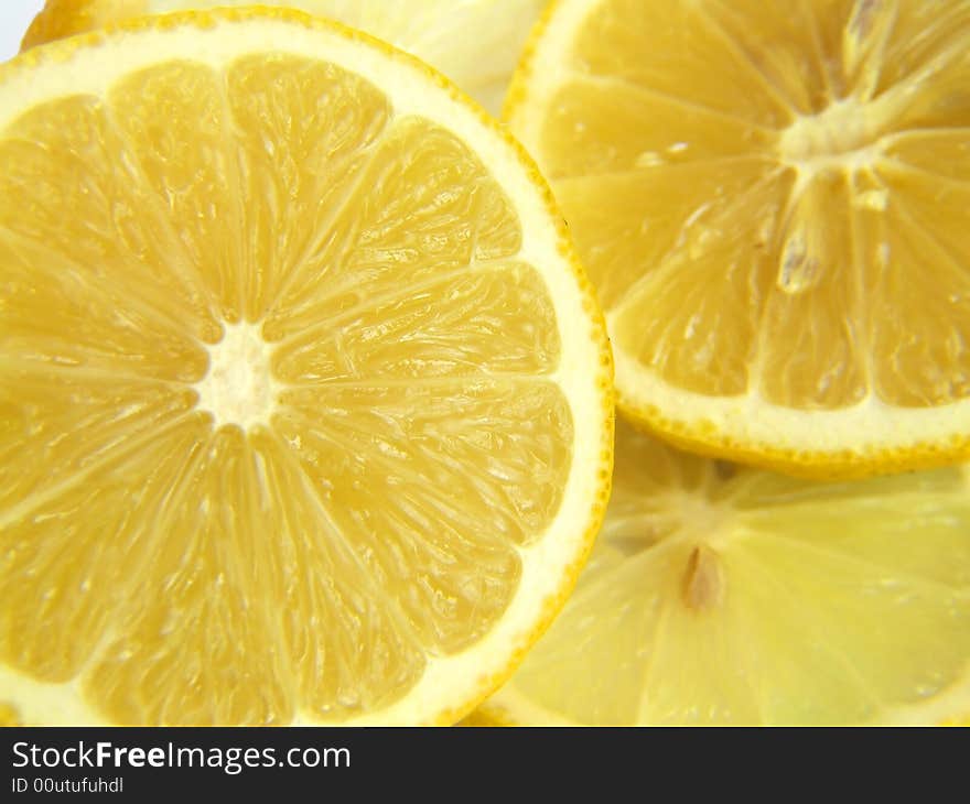 halfs of lemons