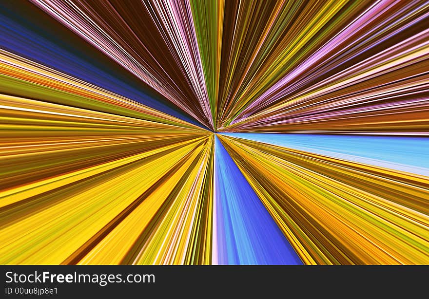 Abstract linear color background. Illustration.