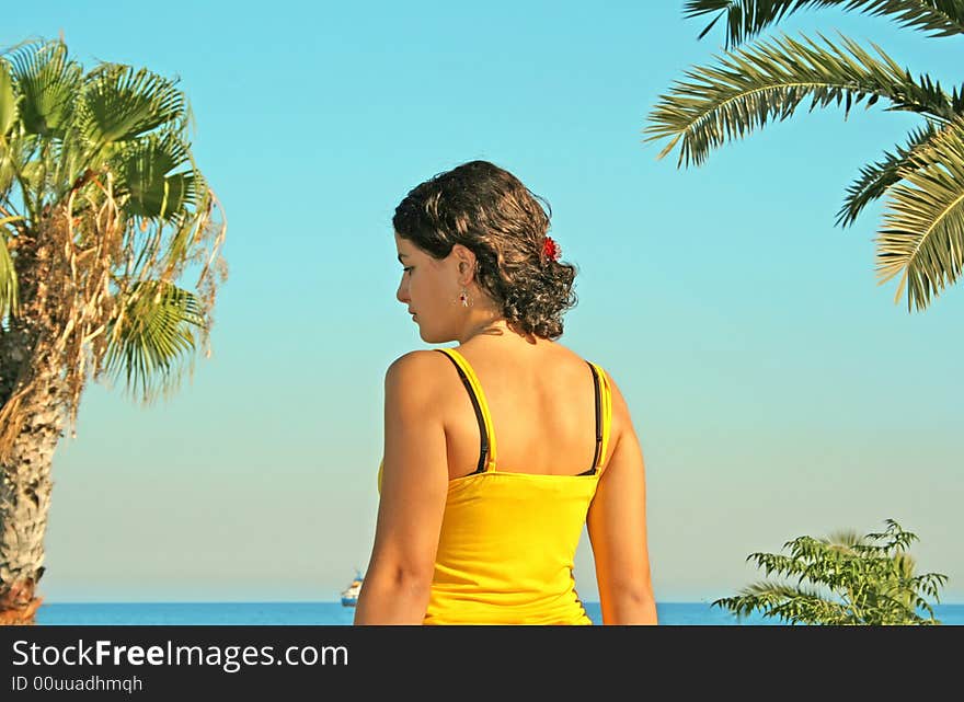 Girl and sea