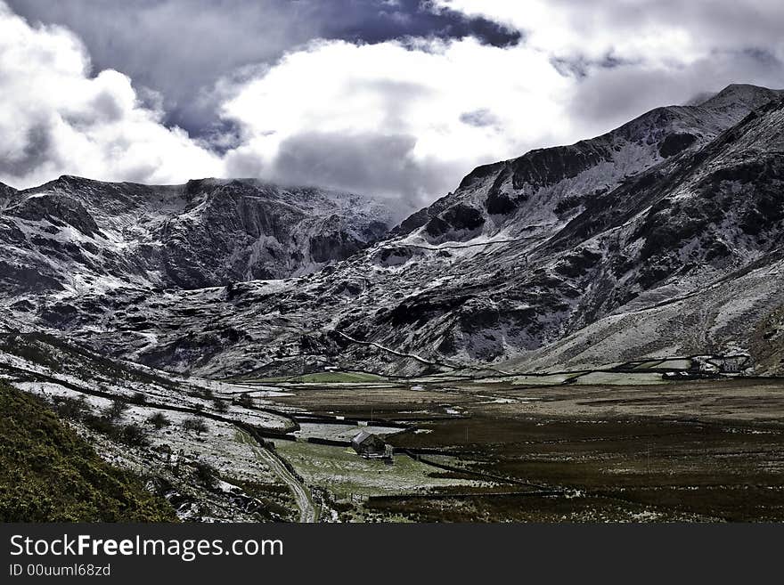 A view across the ranges of Snowdonia