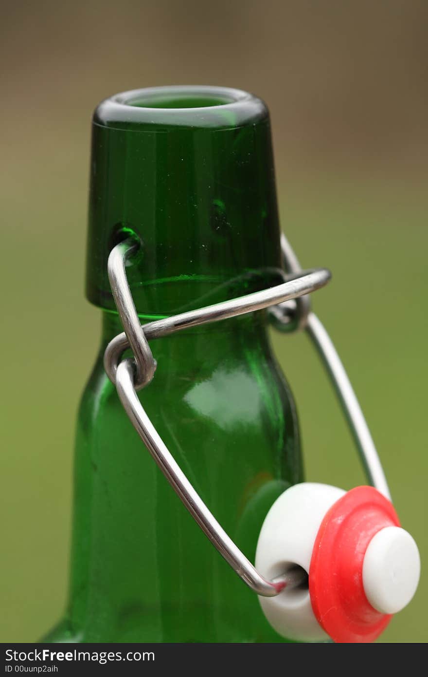 Bottle and wire cap