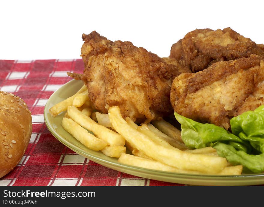 Delicious chicken wings and dressing. Delicious chicken wings and dressing