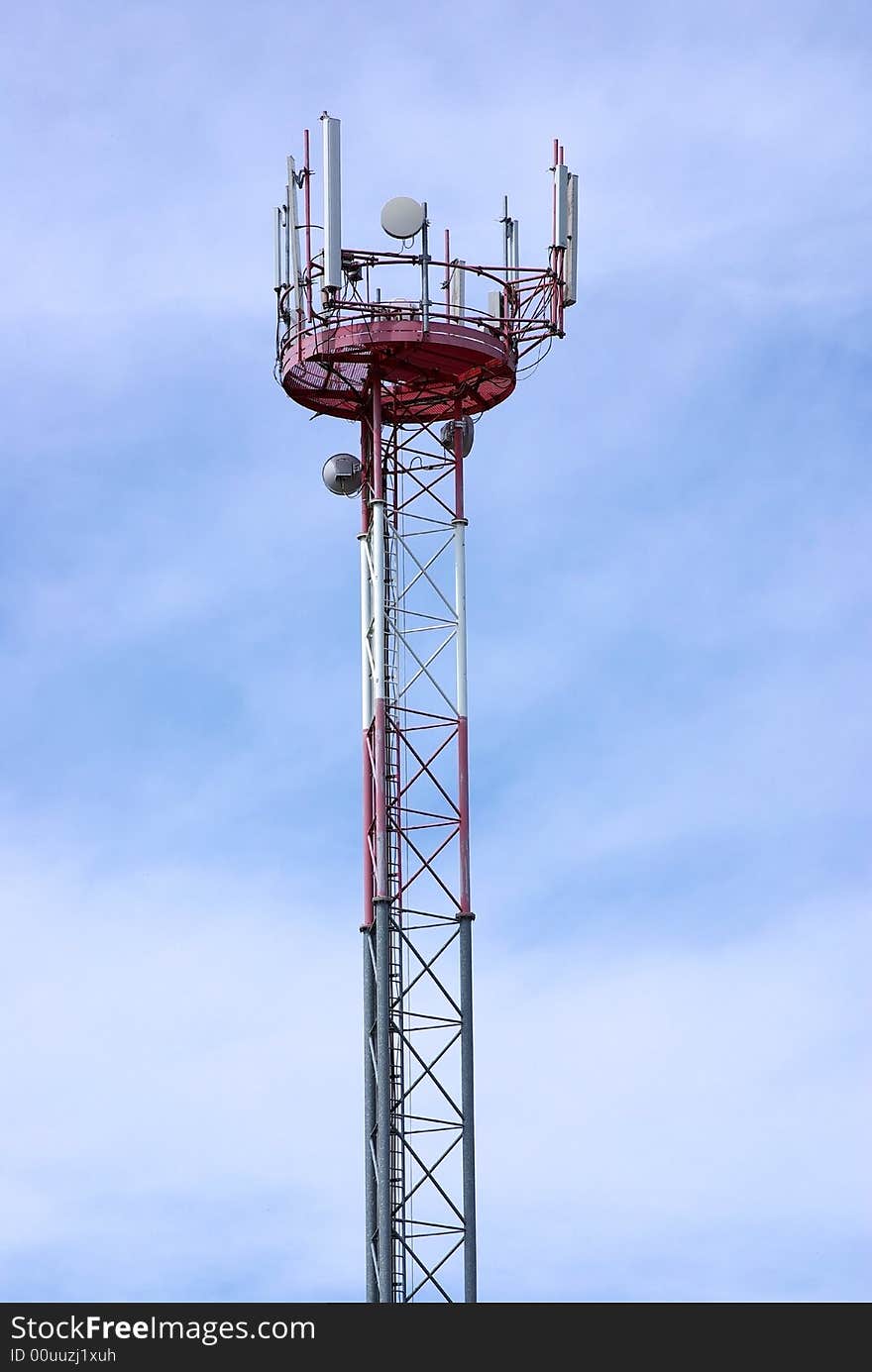 Modern antenna of communication for telephone. Modern antenna of communication for telephone.