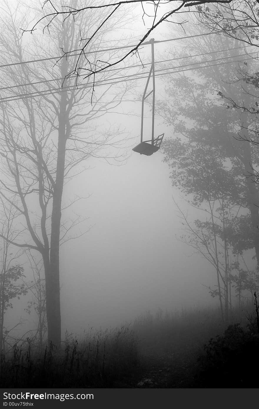 Lonely cable car