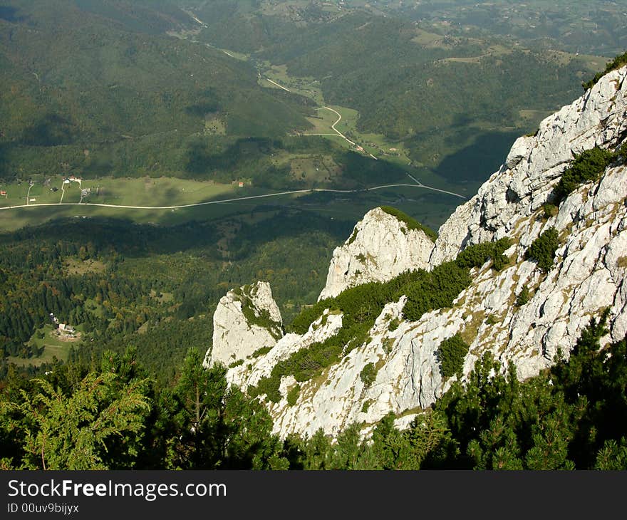 Steep in Carpathian mountains