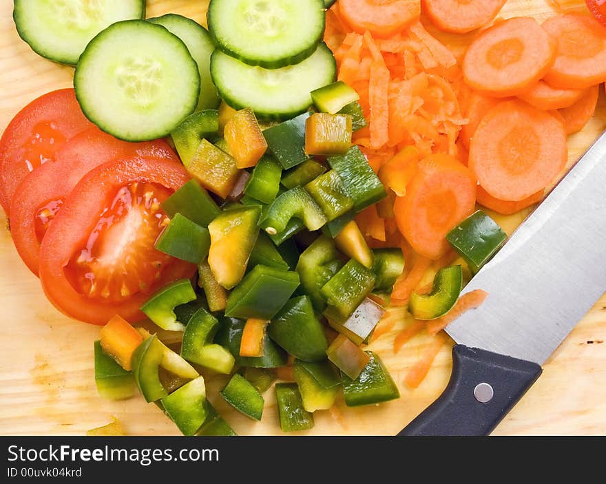 Fresh vegetables, healthy diet