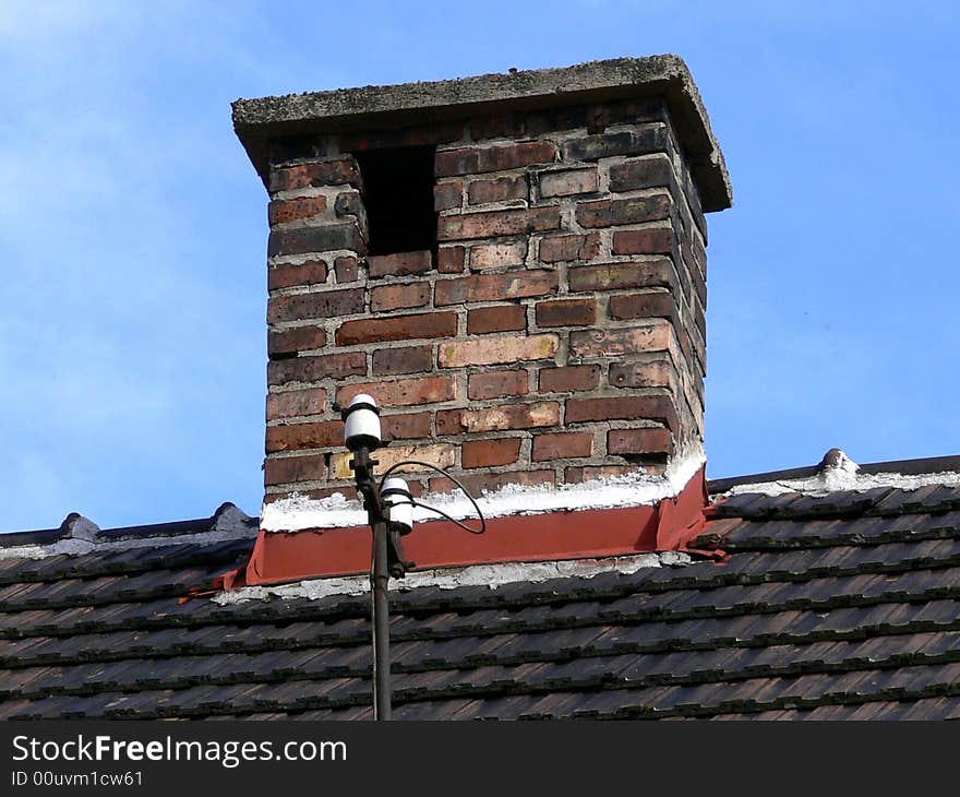 Chimney shaft rise raise smoke