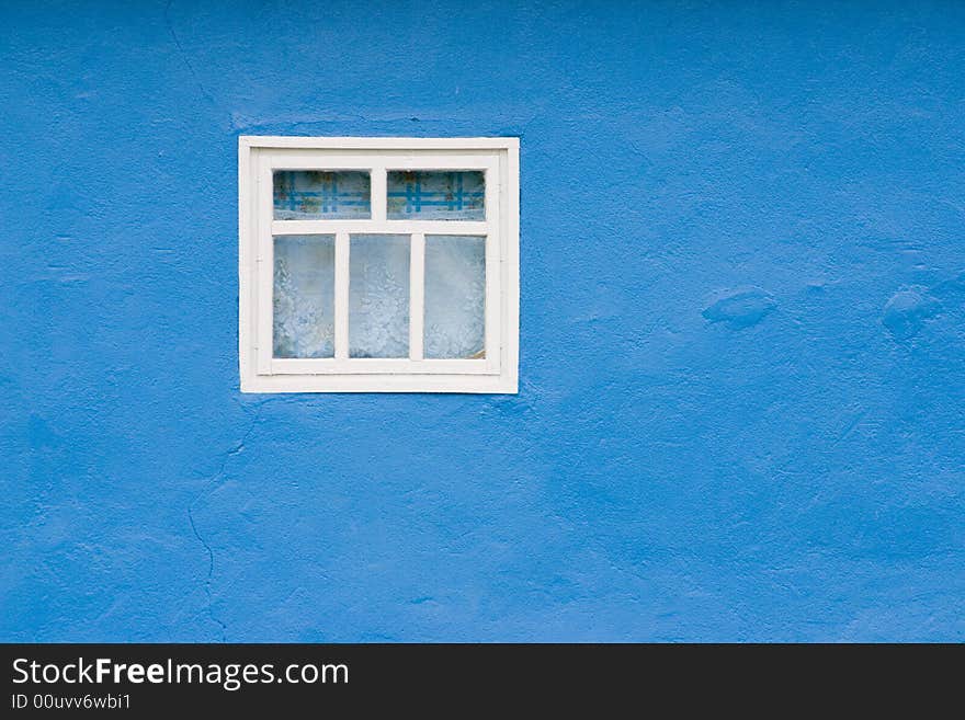 Little window in the village house