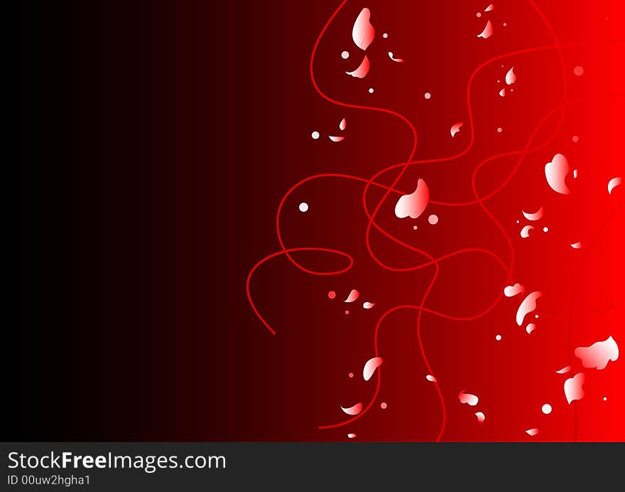 Abstract floral background. Vector illustration.