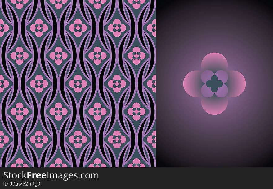 Seamless background from a floral ornament, Fashionable modern wallpaper or textile. Seamless background from a floral ornament, Fashionable modern wallpaper or textile