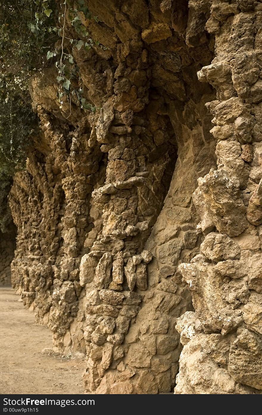 Park Guell. Barcelona. Antonio Gaudi