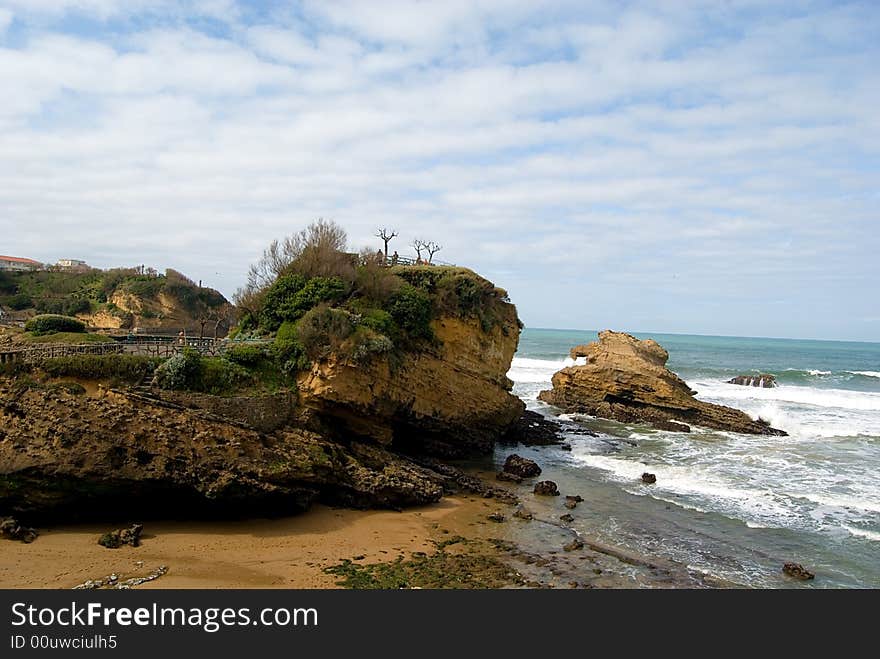 Beach At Biarritz, Franï¿½e