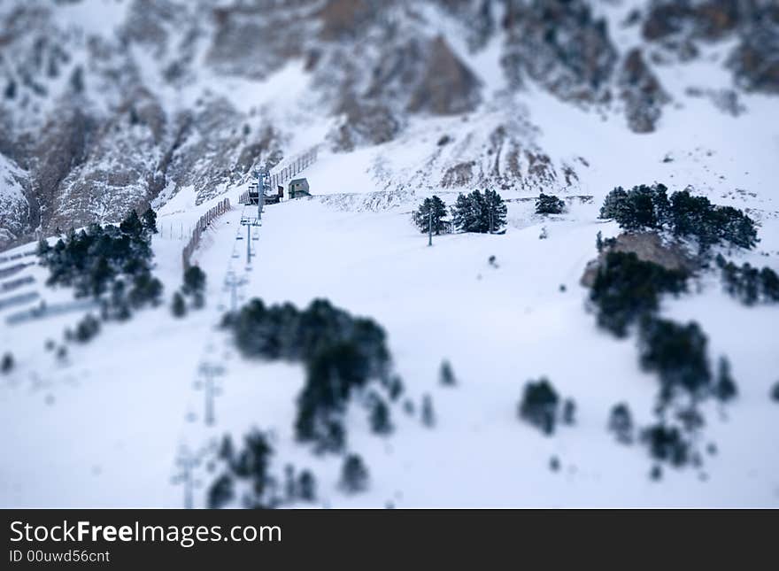 Miniature mountain