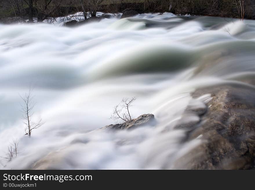 Karachunovsky falls (small), Krivoi Rog, Ukraine. Karachunovsky falls (small), Krivoi Rog, Ukraine