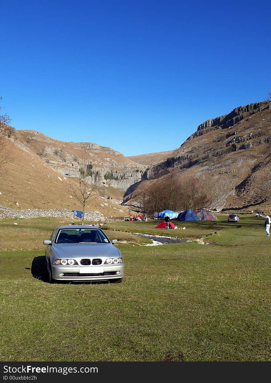 Malham Cove  in Yorkshire Dales. Malham Cove  in Yorkshire Dales