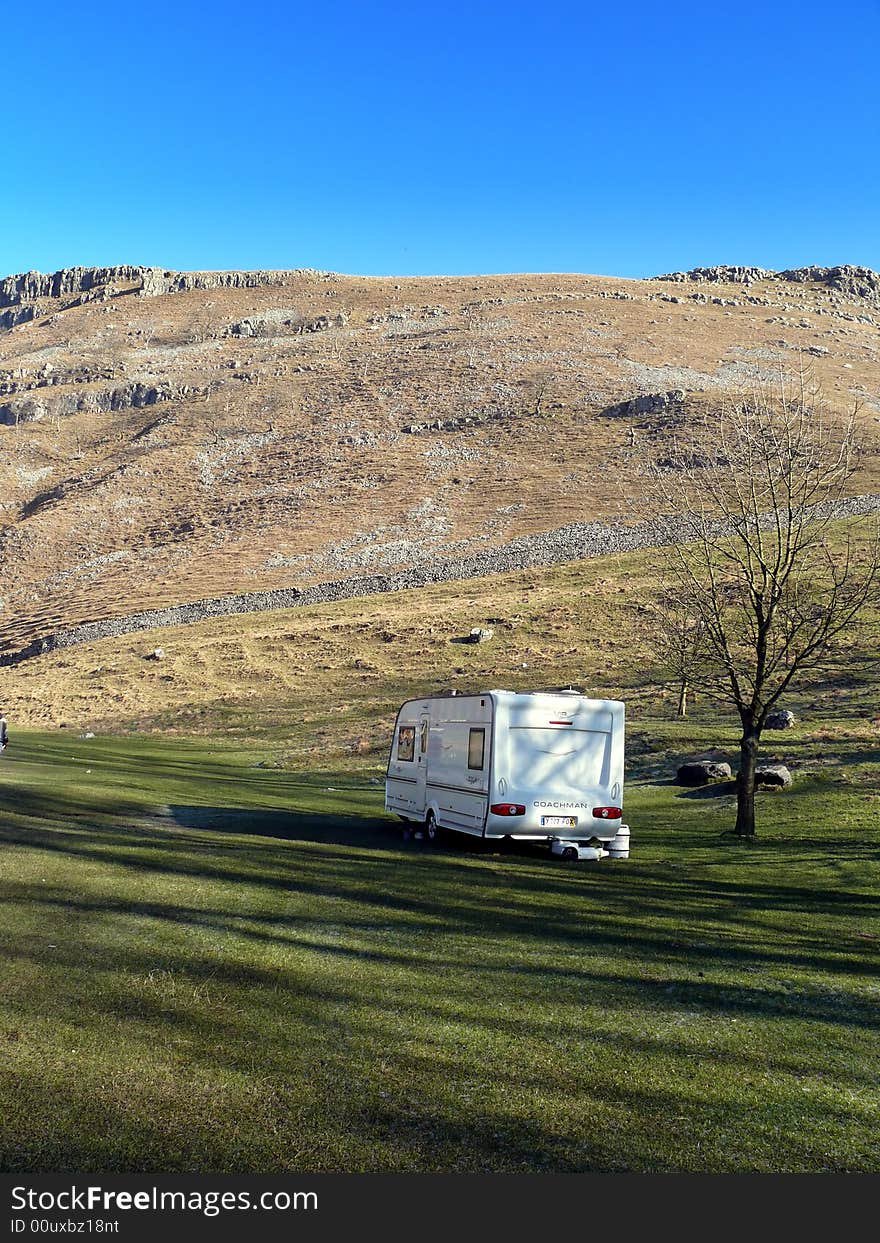 Malham Cove  in Yorkshire Dales. Malham Cove  in Yorkshire Dales