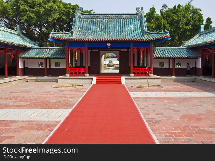 Chinese Temple Building