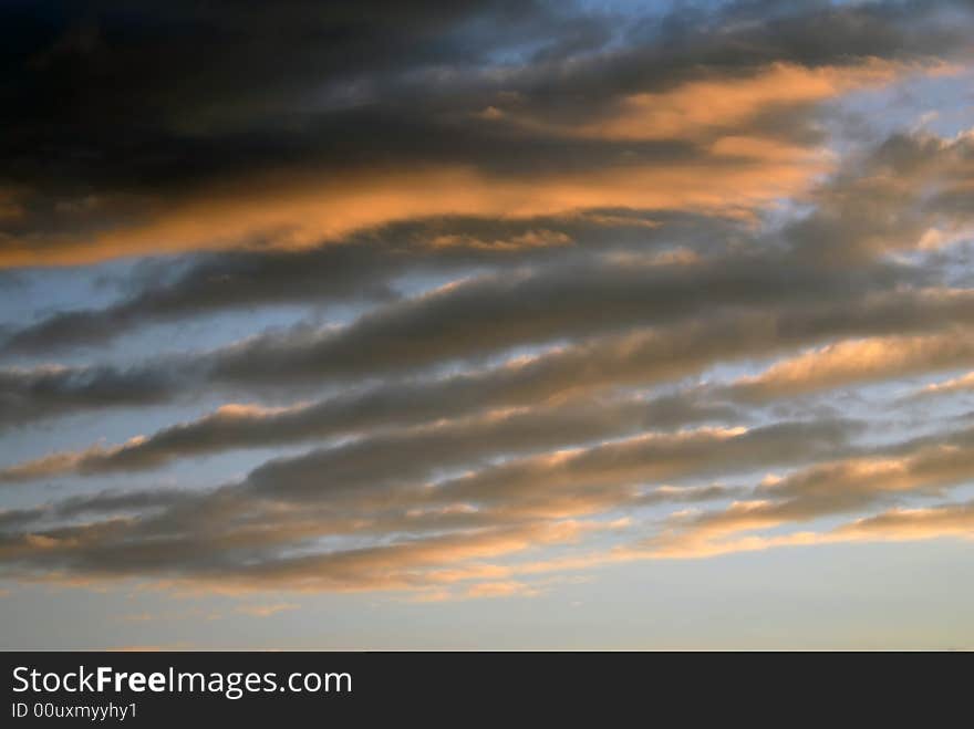 Romantic cloudscape