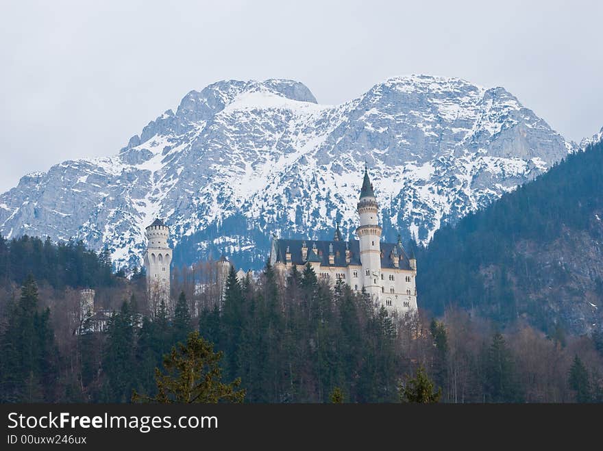 Famous castle Neuschwanstein. Bavaria, Germany.