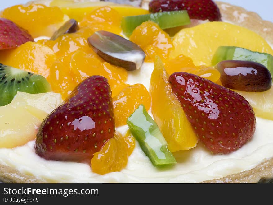 Fruits on a pie