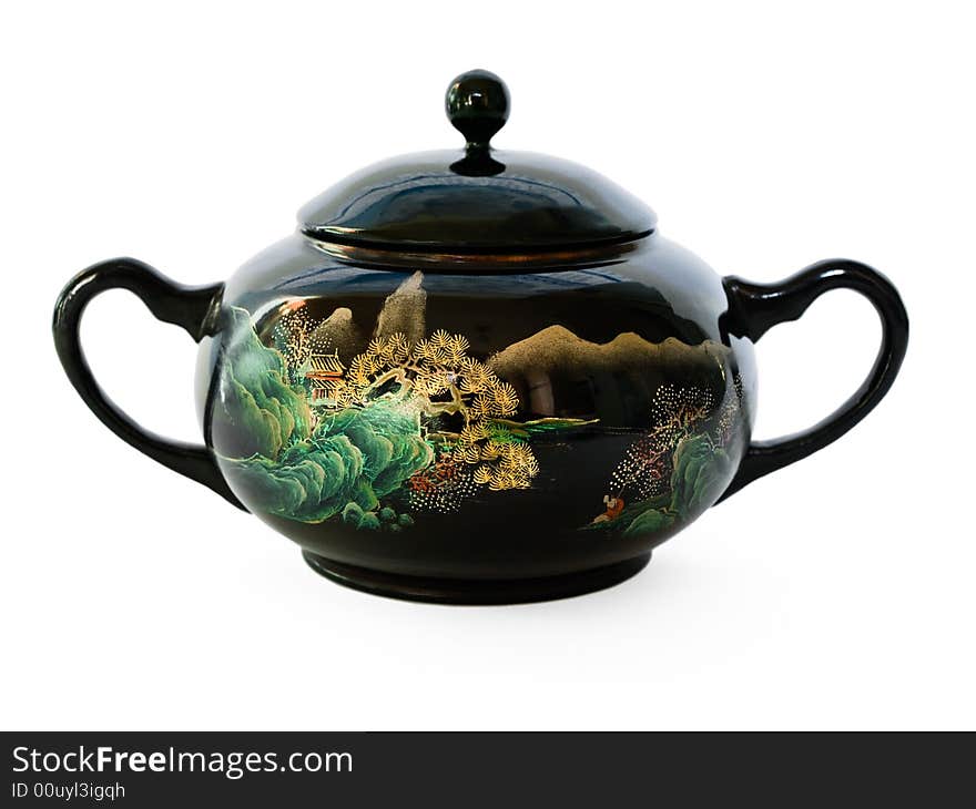 Ancient China sugar bowl