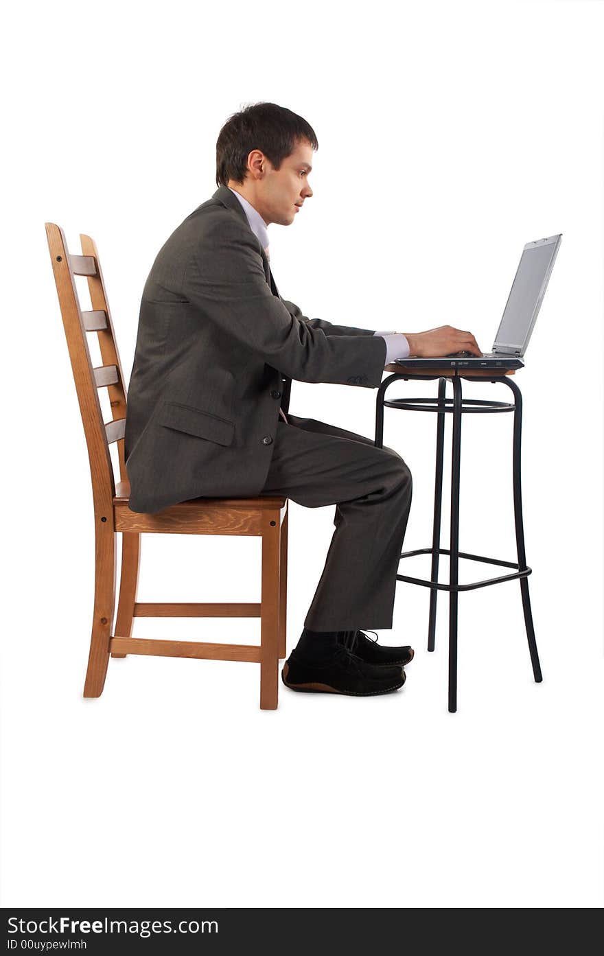 Young Man With Notebook