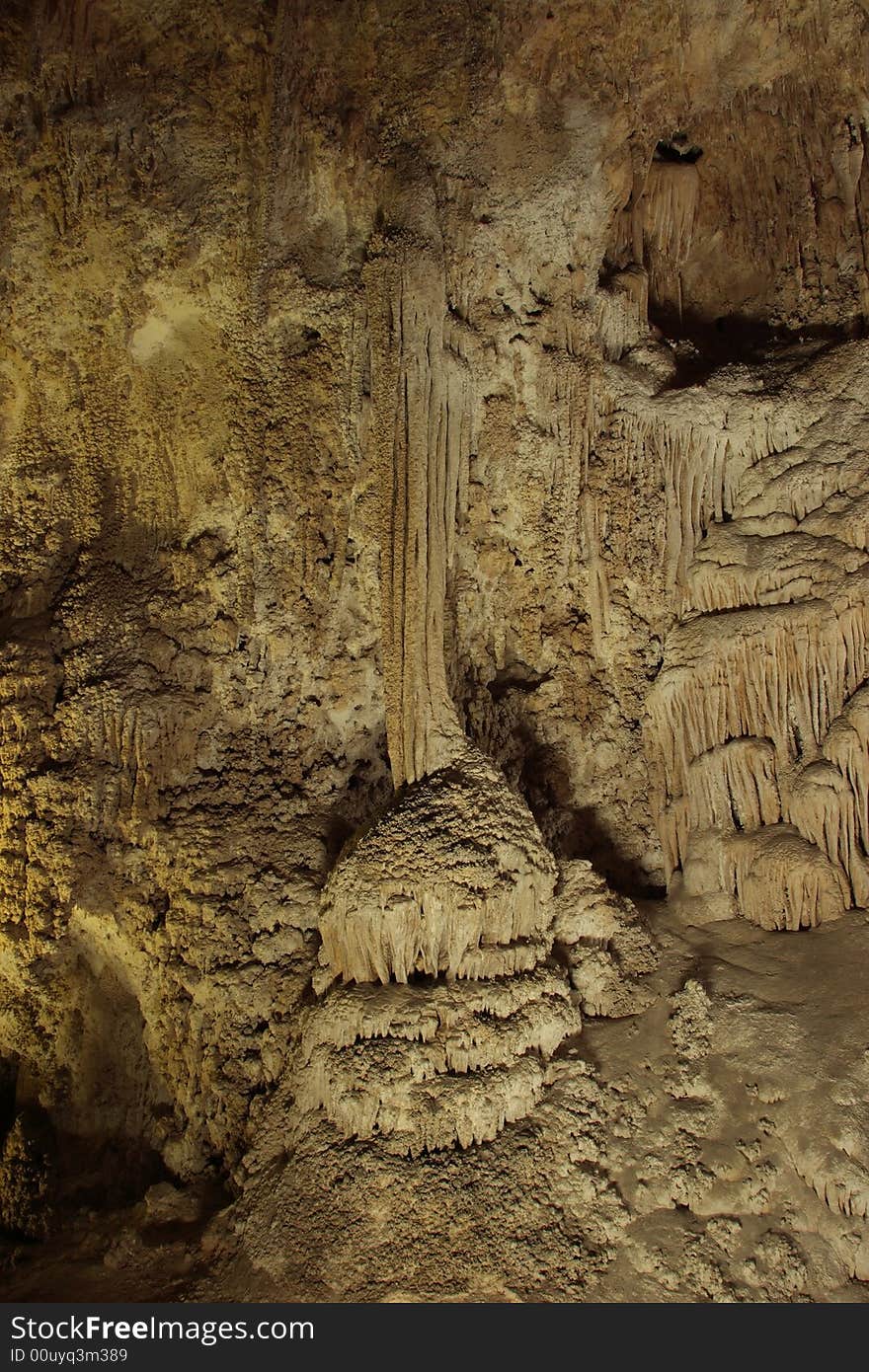 Cave scene from the Big Room Tour - Carlsbad Caverns National Park