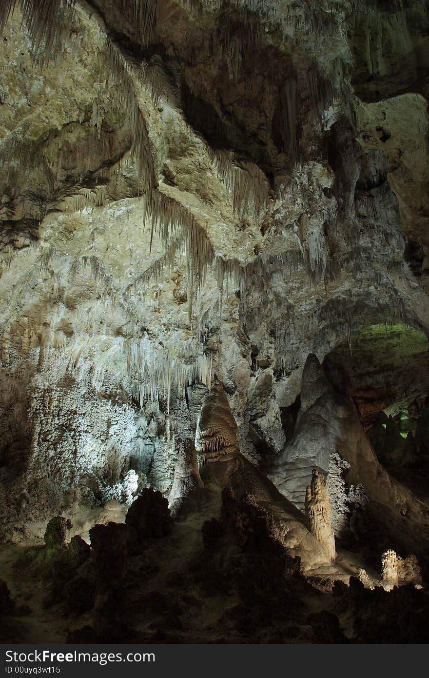 Cave scene from the Big Room Tour - Carlsbad Caverns National Park