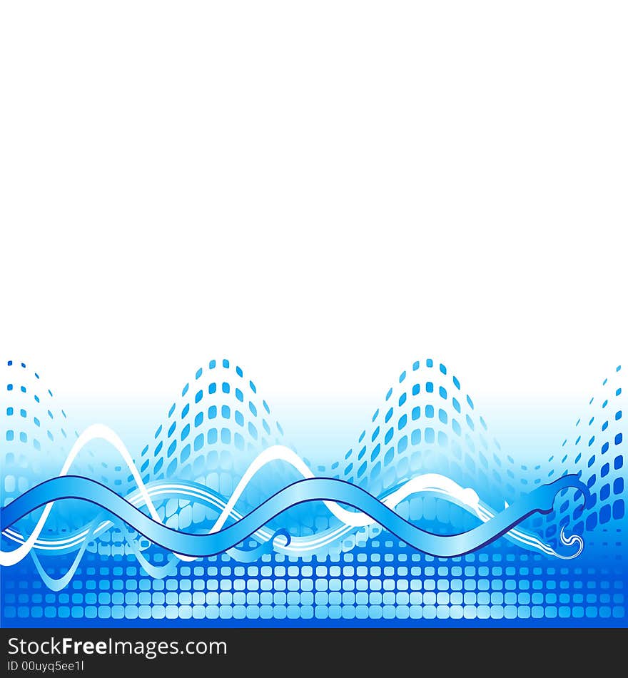 Abstract flowing background, vector illustration